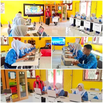 Gladi TKA Sukses Dilaksanakan di SMPN 6 Rantau Bayur