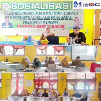 SMP Negeri 6 Rantau Bayur Gelar Sosialisasi “Guru Berinova