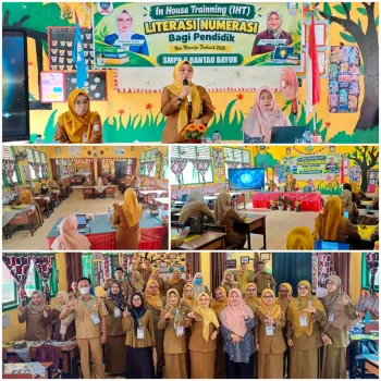 SMPN 6 Rantau Bayur Perkuat Kompetensi Guru melalui IHT Lite