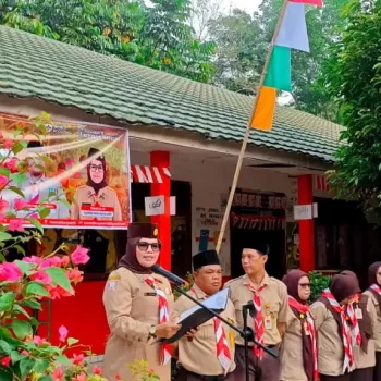 Semangat Hari Pramuka ke-65 di SMPN 6 Rantau Bayur