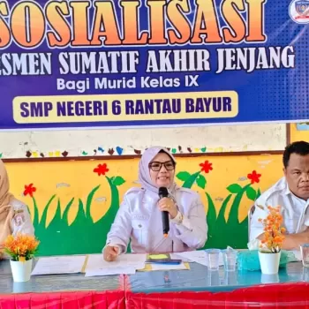 Sosialisasi Asesmen Sumatif Akhir Jenjang Kelas IX di SMP Ne