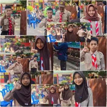 PEMILIHAN KETUA OSIS SMP NEGERI 6 RANTAU BAYUR BERLANGSUNG D