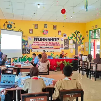 SMP Negeri 6 Rantau Bayur Gelar Workshop Literasi Digital Be